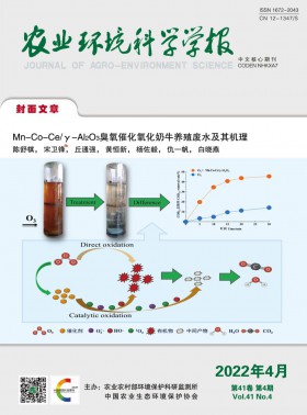 農(nóng)業(yè)環(huán)境科學(xué)學(xué)報(bào)期刊